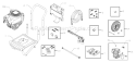 Page A Diagram and Parts List for 020250-0  Briggs and Stratton Pressure Washer
